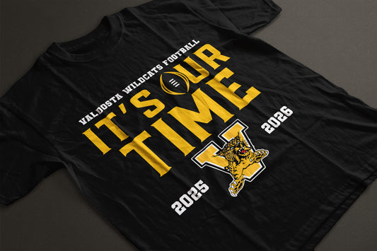 It's Our Time 2025 2026 Valdosta Wildcats Football Shirt